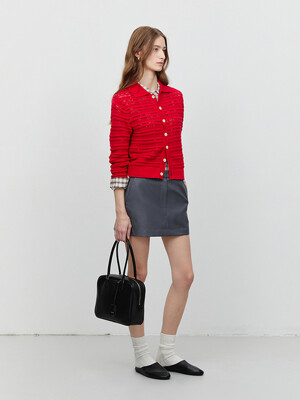 MICRO MINI SKIRT CHARCOAL GREY_UDSK5A205CG