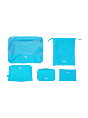 TRAVEL POUCH SET-AQUA BLUE