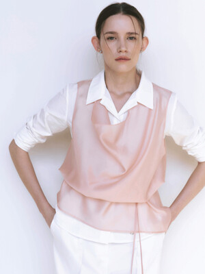SEE-THROUGH SLEEVELESS TOP (2 COLORS)