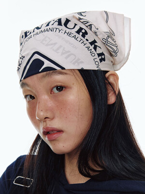 CENTAUR ARCHIVE SMALL BANDANA_CREAM