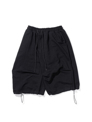 8PANEL BERMUDA BALLOON SHORT PANTS MSISP001-BK
