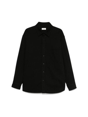 25SS 르메르 긴팔 셔츠 OV1019LF1365BK999 DOM