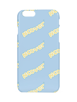 Color wave logo case-sky blue