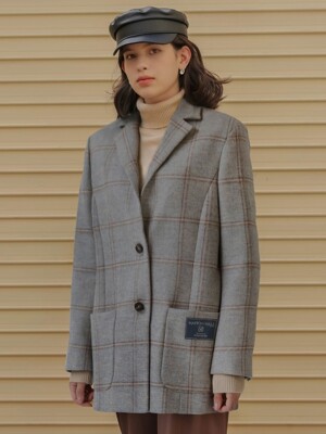 002 Marton Mills wool check jacket [BE]