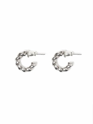 ROPE EARRING_Silver_S