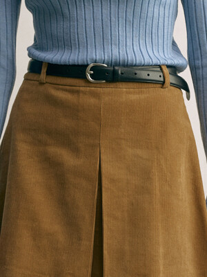 BAENGNOKDAM Leather belt (Brown/Black/Chocolate)
