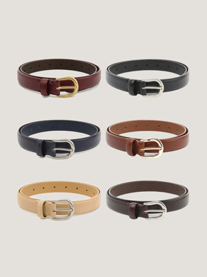BAENGNOKDAM Leather belt (6color)