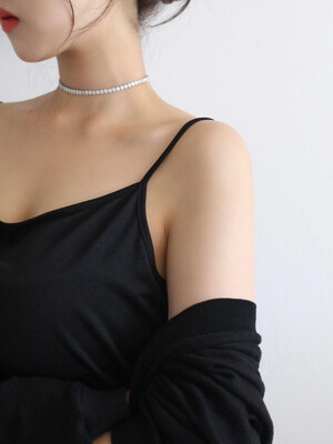 Linea Crystal Choker(4mm)