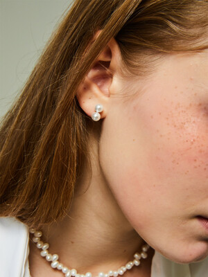 Pearly Double Earring