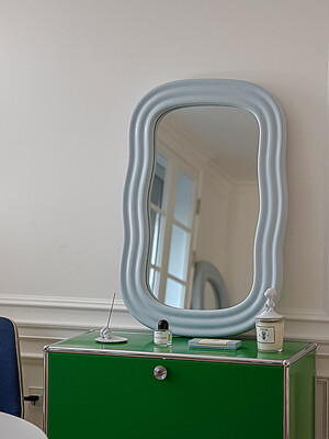 Wave Mirror (Sky Blue / Small)