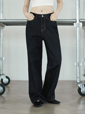 [-6cm 숏버전 추가] W57 WIDE DENIM PANTS (4COLORS)