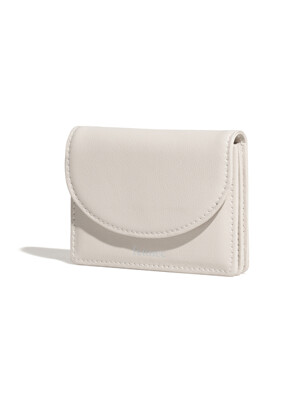 HALFMOON ACCORDION POCKET - ECRU