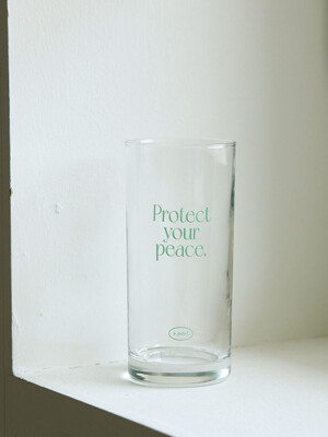 peace glass cup