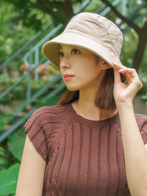 Binoche bucket hat 3colors