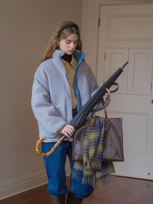 HELLY duck down/shearing bomber_2colors