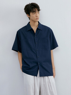 Plumb 1/2 shirt (navy)