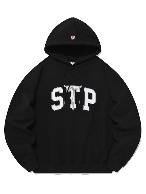 티셔츠,티셔츠 - 세인트페인 (SAINTPAIN) - SP STP LOGO HOOD-BLACK
