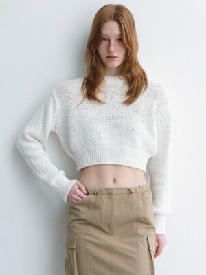 back string cotton knit (ivory)