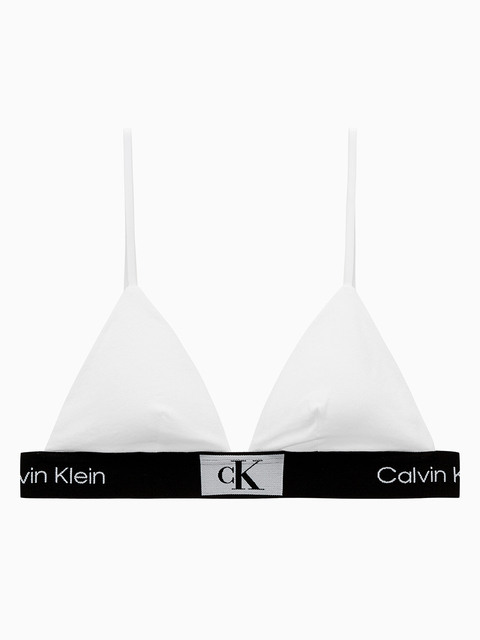 언더웨어 - 캘빈클라인 언더웨어 (Calvin Klein Underwear) - 여성 1996 코튼 AF 라이틀리 라인드 트라이앵글 브라_QF7217AD100