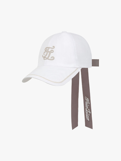 모자,골프 - 페어라이어 골프 (FAIRLIAR GOLF) - 체인 로고 리본캡(베이지)