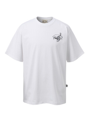 METAL Scorpion PRINT T-shirts (White)