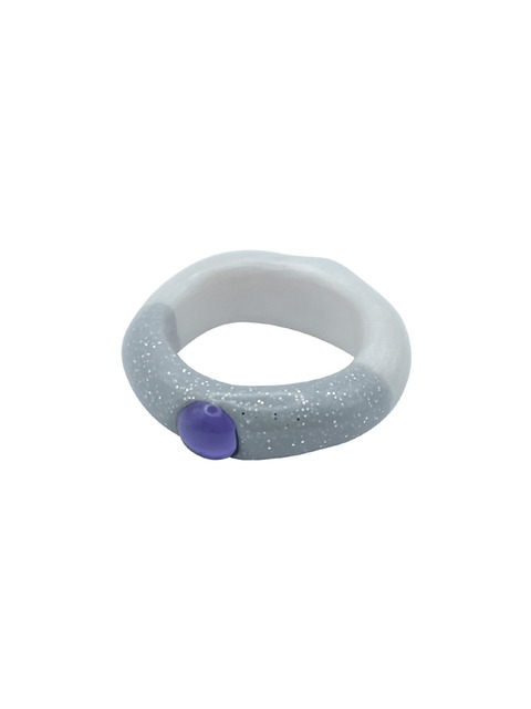 주얼리,주얼리 - 엔프프 (nff) - half color ring-grey