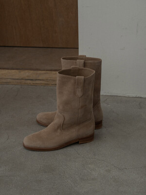 SUEDE LONG BOOTS(CAMEL)