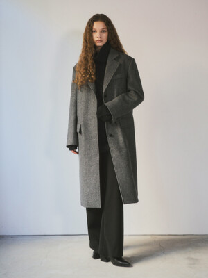 Classic Wool Overfit Coat _CTO105(Charcoal)