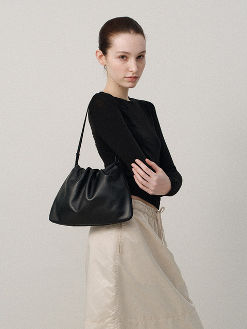 낫띵리튼 Nella strap large bag (Black)