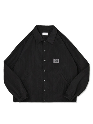 snap button shirt (Black) CSOj-101 [Unisex]