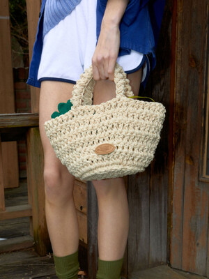 Garden tote : Sand beige