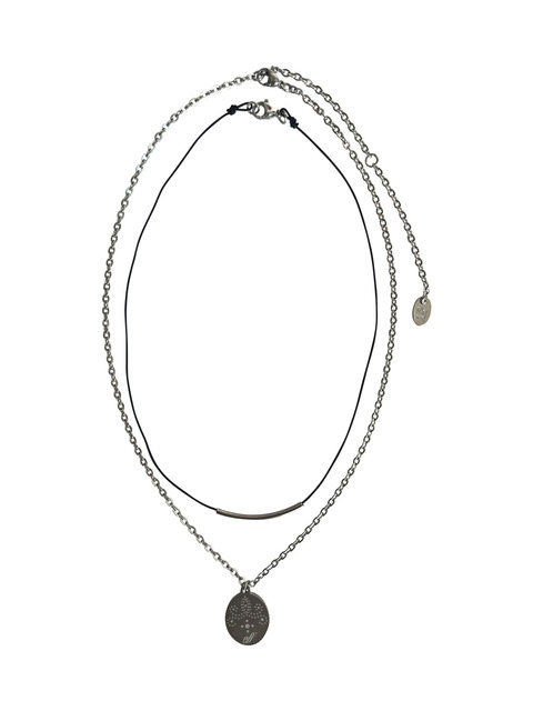 [韓国人気ジュエリー] nff vindemia necklace-black 엔프프]vindemia necklace-black