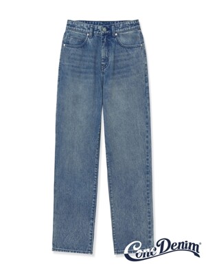 워시드블루 『Lot.874』 테이퍼드핏 ConeMills® 데님 팬츠 (TNPA4F110B2)