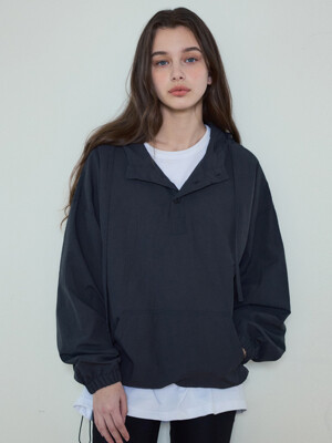 W/Windy Anorak Hooded Jacket_Charcoal(W25-TP10)