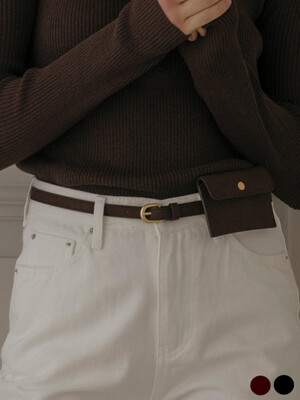 Mini suede belt bag_[2color]