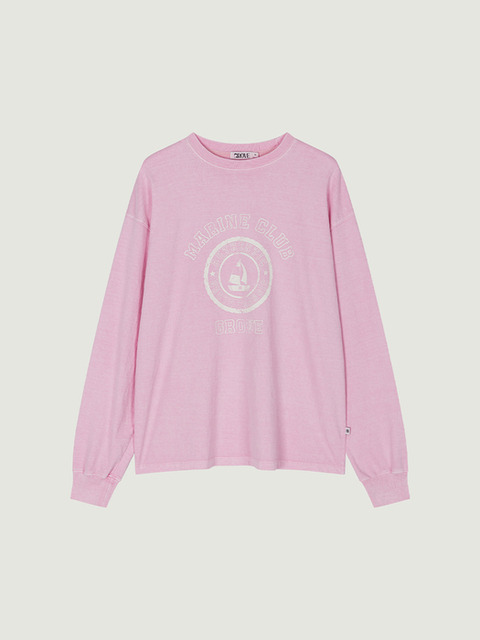그로브]25SS GROVE MARINE RINGER T-SHIRT (KHAKI)