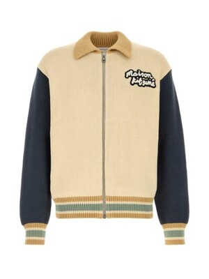 25SS 메종키츠네 자켓 OM02131KT11390256 RICH VANILLA BRETON BLUE DOM