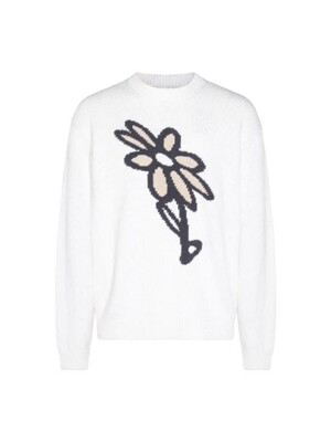 25SS 메종키츠네 스웨터 OM00811KT1138P100 WHITE DOM