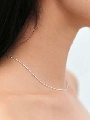Cutting Chain Necklace (silver925)(2color)