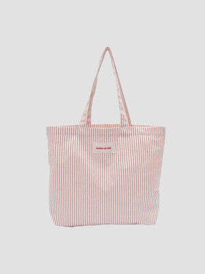 MAISON DE ROLA STRIPE BAG RED
