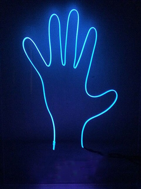 hand color neon