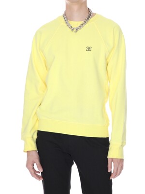 RAGLAN EMBLEM SWEATSHIRTS LEMON