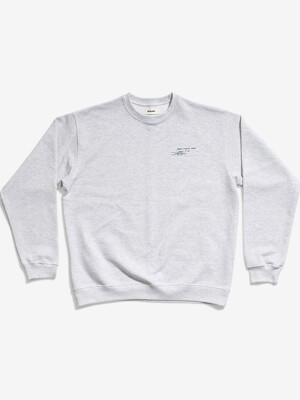 LIBERATE Sweat Shirt (Light Gray)