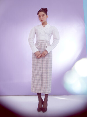 [H Attitude] NO.8 SKIRT - CHECK