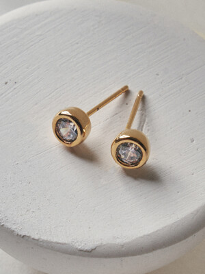 Silver925_Panie Earrings (Silver,Gold,PinkGold)