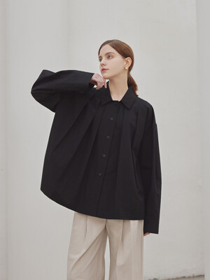 Phaeton A-line pinturk shirts_BLACK