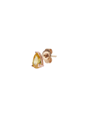 14K 핑크골드 비쥬 페어 옐로우 한쪽(외) 귀걸이 TEJK4P00040M(HF)-Y