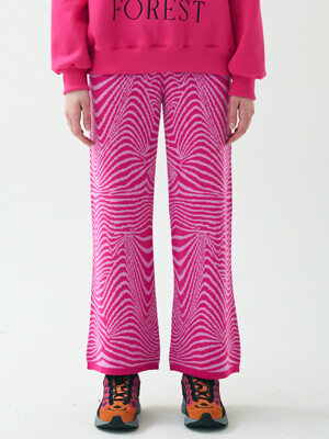 PSYCHE KNIT PANTS/PINK