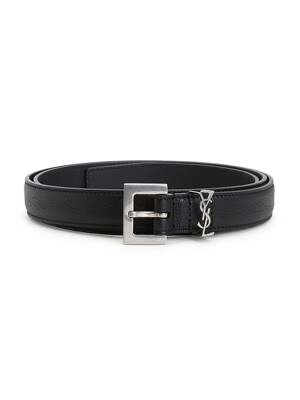 SAINT LAURENT PARIS 생로랑 모노그램 남성 벨트 612616 BRM0E 1000