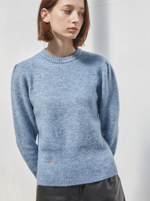 HEBE_MOHAIR PULLOVER_LIGHT BLUE